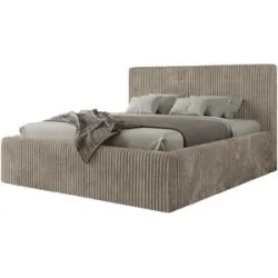 Höffner Polsterbett mit Bettkasten Tiliano Classic ¦ braun ¦ Maße (cm): B: 176 H: 108