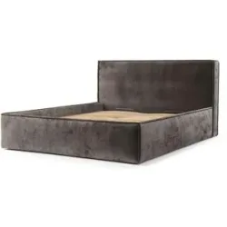 maison de rêve Polsterbett mit Stauraum  Lounge L ¦ braun ¦ Maße (cm): B: 162 H: