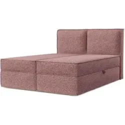 maison de rêve Boxspringbett  Bergen ¦ rosa/pink ¦ Maße (cm): B: 202 H: 103