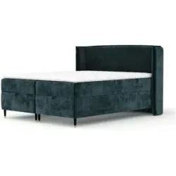 maison de rêve Boxspringbett mit Stauraum  Monpelli ¦ grün ¦ Maße (cm): B: 158