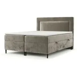 maison de rêve Boxspringbett mit Stauraum   ¦ beige ¦ Maße (cm): B: 182 H: 123