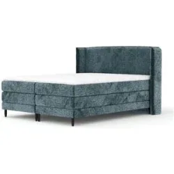 maison de rêve Boxspringbett   ¦ blau ¦ Maße (cm): B: 218 H: 117