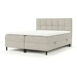 maison de rêve Boxspringbett mit Stauraum   ¦ beige ¦ Maße (cm): B: 182 H: 110