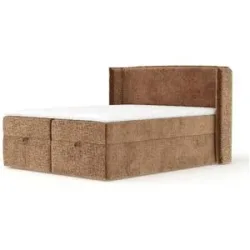 maison de rêve Boxspringbett mit Stauraum  Passion ¦ orange ¦ Maße (cm): B: 158
