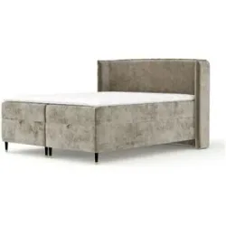 maison de rêve Boxspringbett mit Stauraum  Monpelli ¦ beige ¦ Maße (cm): B: 178