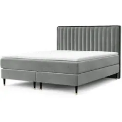 maison de rêve Boxspringbett   ¦ grau ¦ Maße (cm): B: 202 H: 120