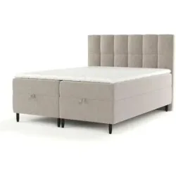 maison de rêve Boxspringbett mit Stauraum  Attik ¦ braun ¦ Maße (cm): B: 202 H:
