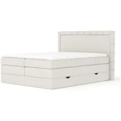 maison de rêve Boxspringbett mit Stauraum   ¦ beige ¦ Maße (cm): B: 187 H: 123