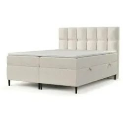 maison de rêve Boxspringbett mit Stauraum   ¦ beige ¦ Maße (cm): B: 182 H: 125