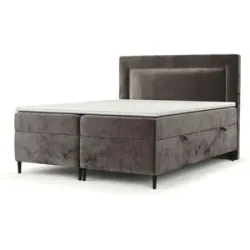 maison de rêve Boxspringbett mit Stauraum   ¦ braun ¦ Maße (cm): B: 182 H: 123