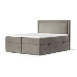 maison de rêve Boxspringbett mit Stauraum   ¦ braun ¦ Maße (cm): B: 162 H: 120