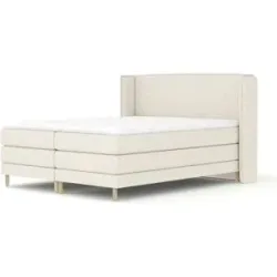 maison de rêve Boxspringbett  Carizzo ¦ creme ¦ Maße (cm): B: 218 H: 117
