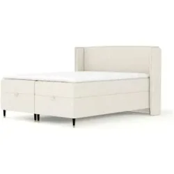maison de rêve Boxspringbett mit Stauraum  Monpelli ¦ creme ¦ Maße (cm): B: 198