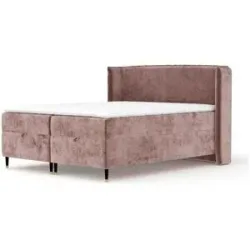 maison de rêve Boxspringbett mit Stauraum  Monpelli ¦ rosa/pink ¦ Maße (cm): B: