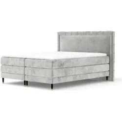maison de rêve Boxspringbett   ¦ grau ¦ Maße (cm): B: 187 H: 123