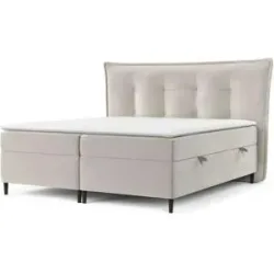 maison de rêve Boxspringbett mit Stauraum   ¦ beige ¦ Maße (cm): B: 193 H: 130