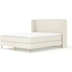 maison de rêve Boxspringbett  Ardis ¦ creme ¦ Maße (cm): B: 198 H: 117