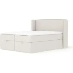 maison de rêve Boxspringbett mit Stauraum  Passion ¦ beige ¦ Maße (cm): B: 158
