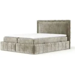 maison de rêve Boxspringbett mit Stauraum   ¦ beige ¦ Maße (cm): B: 167 H: 123