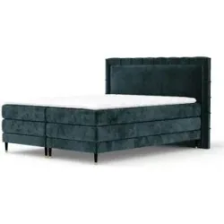 maison de rêve Boxspringbett   ¦ türkis/petrol ¦ Maße (cm): B: 167 H: 123