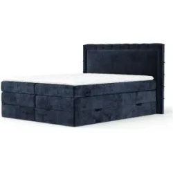 maison de rêve Boxspringbett mit Stauraum   ¦ grün ¦ Maße (cm): B: 207 H: 123