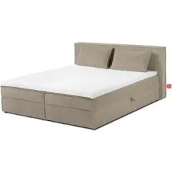 KONSIMO Boxbett  Roti ¦ beige ¦ Maße (cm): B: 185 H: 95