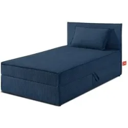 KONSIMO Boxbett mit Stauraum  H2 Roti ¦ blau ¦ Maße (cm): B: 95 H: 89