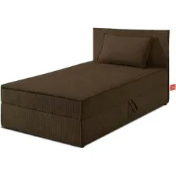 KONSIMO Boxbett mit Stauraum  H2 Roti ¦ braun ¦ Maße (cm): B: 85 H: 89