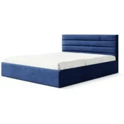 Höffner Polsterbett mit Bettkasten Bella ¦ blau ¦ Maße (cm): B: 169 H: 85