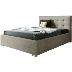 Höffner Polsterbett mit Bettkasten Play ¦ beige ¦ Maße (cm): B: 140 H: 110
