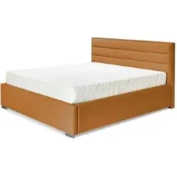 Höffner Polsterbett mit Bettkasten Cezar ¦ gelb ¦ Maße (cm): B: 120 H: 110