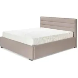 Höffner Polsterbett mit Bettkasten Cezar ¦ beige ¦ Maße (cm): B: 120 H: 110