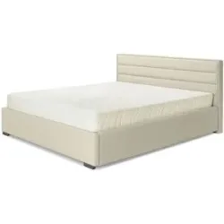 Höffner Polsterbett mit Bettkasten Cezar ¦ beige ¦ Maße (cm): B: 140 H: 110