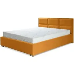 Höffner Polsterbett mit Bettkasten Imbir ¦ gelb ¦ Maße (cm): B: 138 H: 52