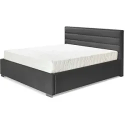 Höffner Polsterbett mit Bettkasten Cezar ¦ schwarz ¦ Maße (cm): B: 180 H: 110