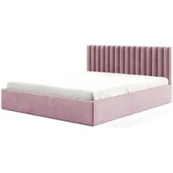 Höffner Polsterbett mit Bettkasten Fame ¦ rosa/pink ¦ Maße (cm): B: 99 H: 85