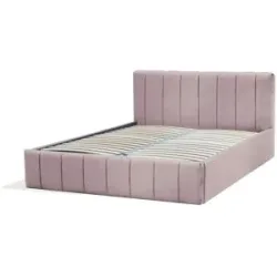 Höffner Polsterbett mit Bettkasten Nina ¦ rosa/pink ¦ Maße (cm): B: 189 H: 85