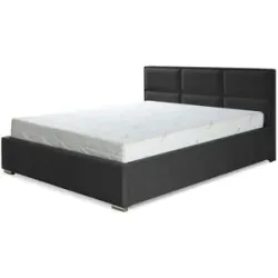 Höffner Polsterbett mit Bettkasten Imbir ¦ schwarz ¦ Maße (cm): B: 200 H: 52