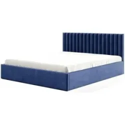 Höffner Polsterbett mit Bettkasten Fame ¦ blau ¦ Maße (cm): B: 149 H: 85