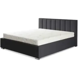 Höffner Polsterbett mit Bettkasten Hugo ¦ schwarz ¦ Maße (cm): B: 140 H: 110