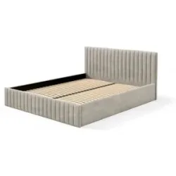 Höffner Polsterbett mit Bettkasten Sona ¦ beige ¦ Maße (cm): B: 149 H: 90