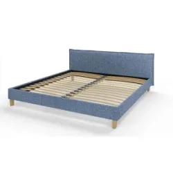 S-STYLE Polsterbett  Gabriella ¦ blau ¦ Maße (cm): B: 217 H: 82