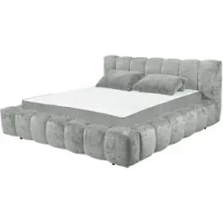 Höffner Polsterbett  Bexley ¦ grau ¦ Maße (cm): B: 226 H: 103