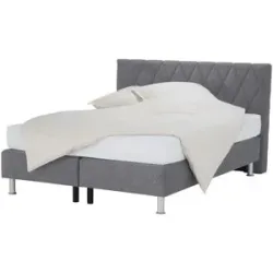 vanDoorn Boxspringbett  Marcia ¦ grau ¦ Maße (cm): B: 194 H: 109
