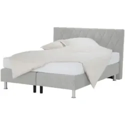 vanDoorn Boxspringbett  Marcia ¦ silber ¦ Maße (cm): B: 174 H: 99
