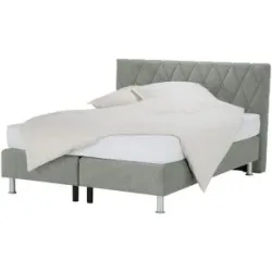 vanDoorn Boxspringbett  Marcia ¦ grau ¦ Maße (cm): B: 194 H: 119