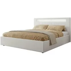 Höffner Polsterbett mit Bettkasten Gold 5 Classic ¦ weiß ¦ Maße (cm): B: 168 H: 103