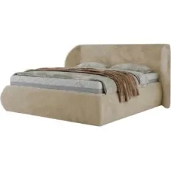 Höffner Polsterbett mit Bettkasten Caela Classic ¦ creme ¦ Maße (cm): B: 225 H: 110
