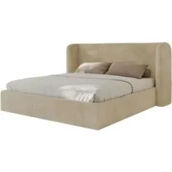 Höffner Polsterbett mit Lattenrost Emora Classic ¦ creme ¦ Maße (cm): B: 223 H: 111