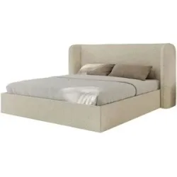 Höffner Polsterbett mit Lattenrost Emora Classic ¦ creme ¦ Maße (cm): B: 183 H: 111